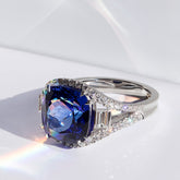 Tanzanite & Baguette Cut Diamond Ring - Dracakis Jewellers